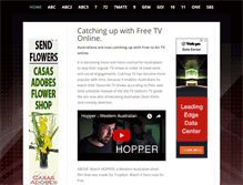 Tablet Screenshot of catchup-tv.com.au